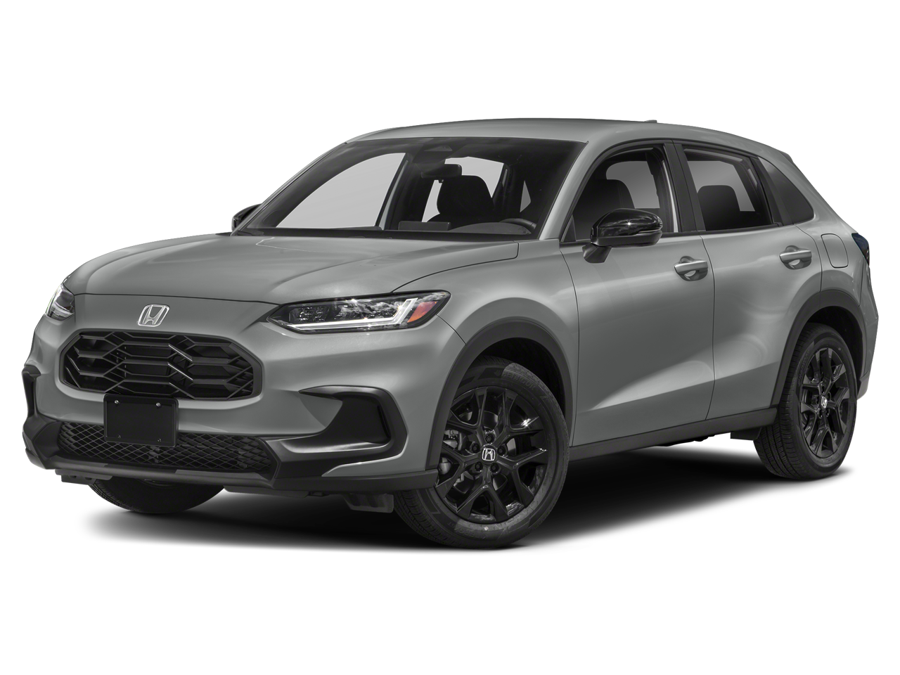 2023 Honda HR-V Sport in Urban Gray Pearl — front three-quarter view