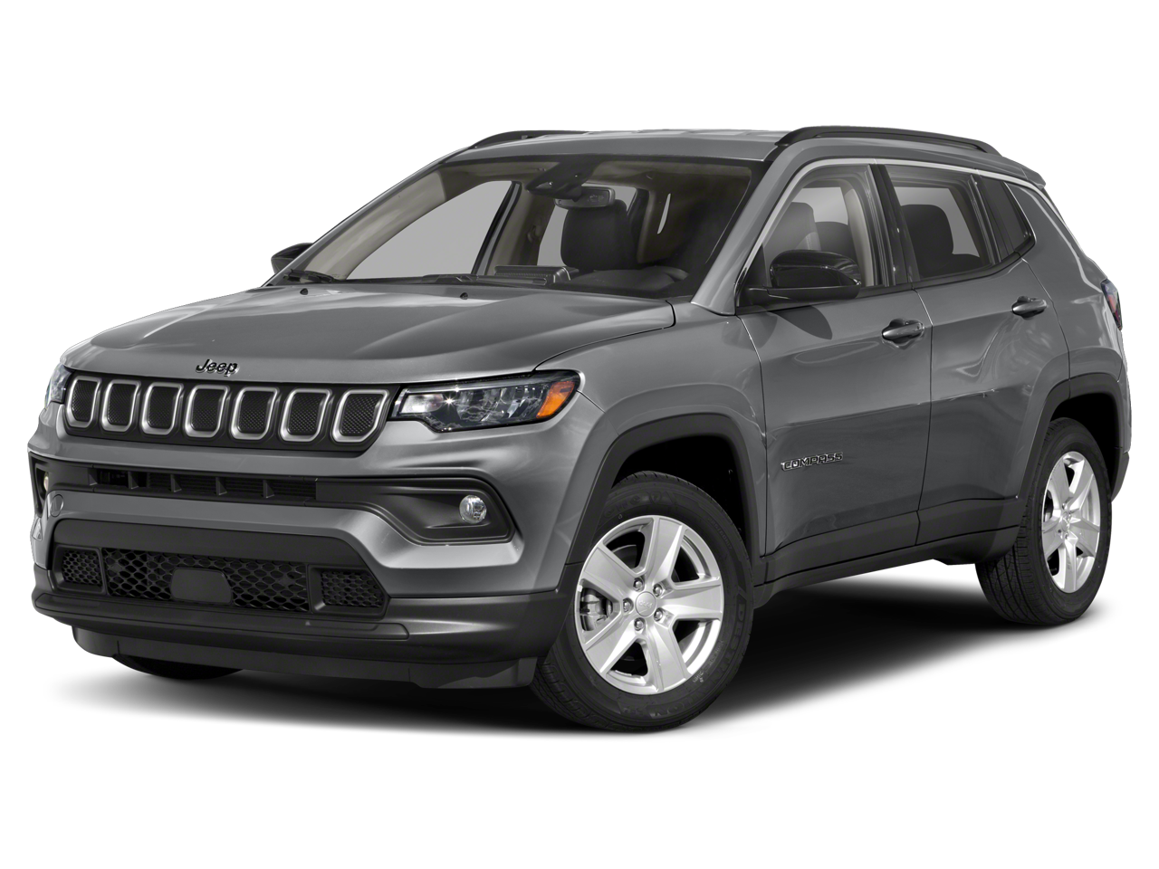 2022 Jeep Compass (RED) Edition in Red — front three-quarter view