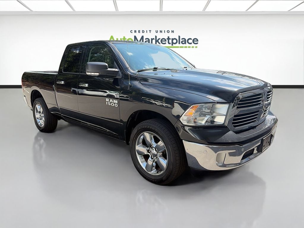 2018 RAM 1500 Big Horn in Black — front three-quarter view