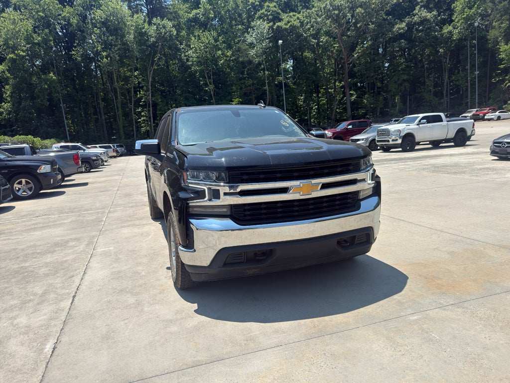 2021 Chevrolet Silverado LT in Black — front three-quarter view
