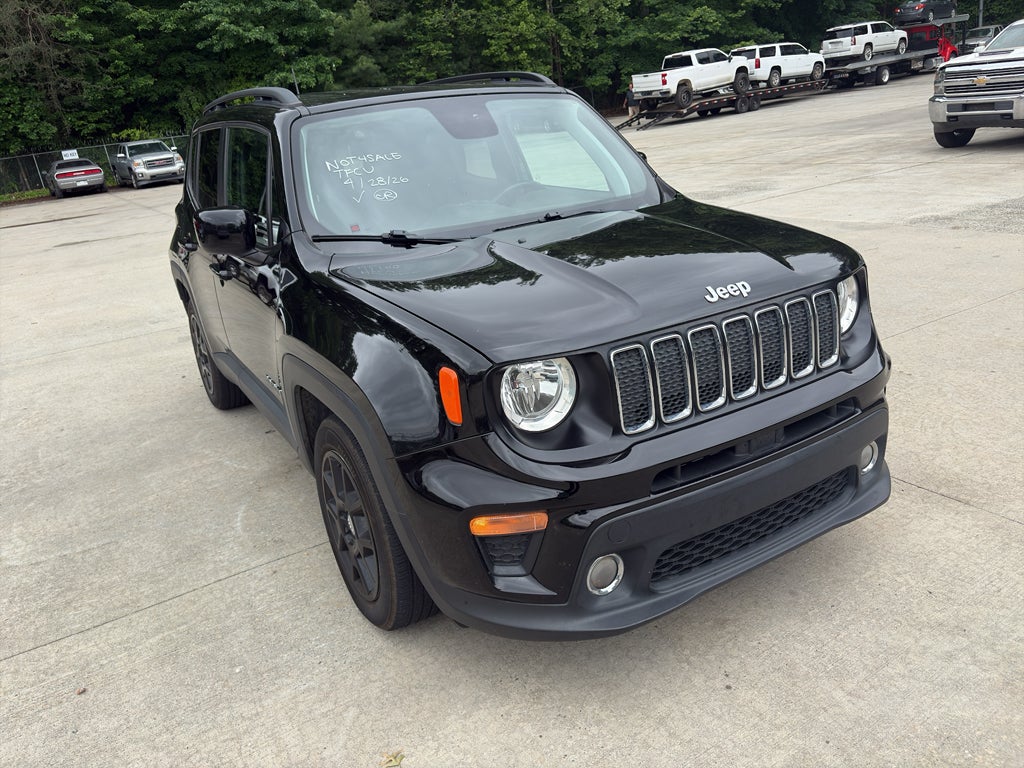 2020 Jeep Renegade Latitude in Black Clearcoat — front three-quarter view